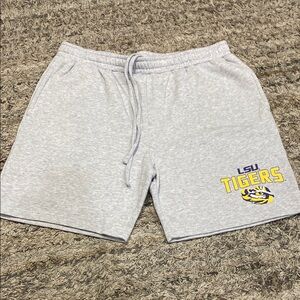 LSU Tigers Gray Men's Shorts super soft sz XL